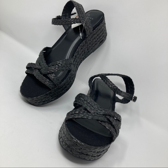 a new day Shoes - Women's Luisa Woven Straw Wedge a New Day